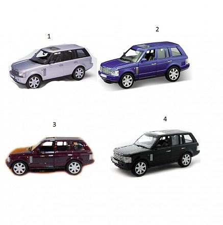 Машинка Land Rover Range RoМашинка Land Rover Range Rover, масштаб 1:32 несколько видов ver, масштаб 1:32 